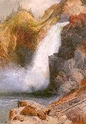 Moran, Thomas Upper Falls, Yellowstone oil painting artist